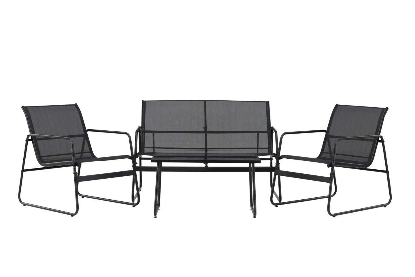 Scopello Soffgrupp Utomhus 4-sits - Svart