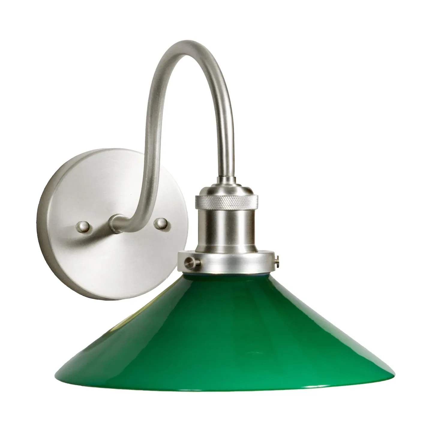 PR Home August Wandleuchte Grün-Chrom