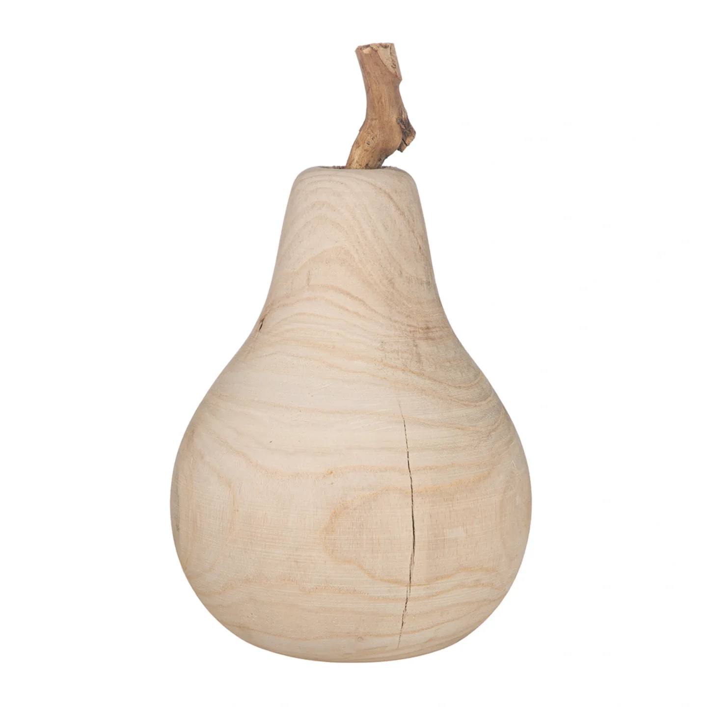 Gilde Dekoobjekt Birne, Holz H: 36 cm | Schubiger Möbel