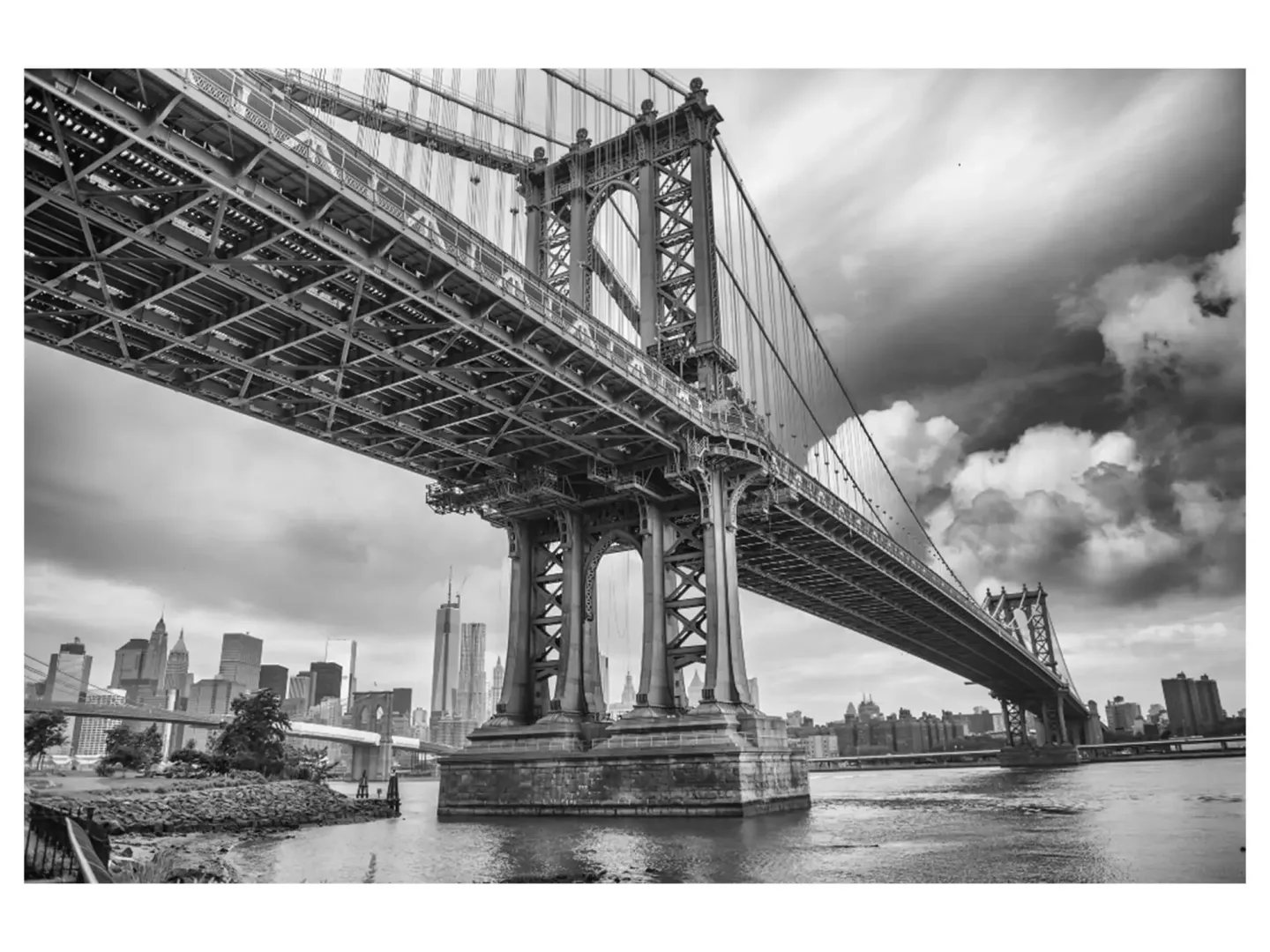 image LAND Digitaldruck auf Acrylglas Manhatten Bridge 1 | Schubiger Möbel