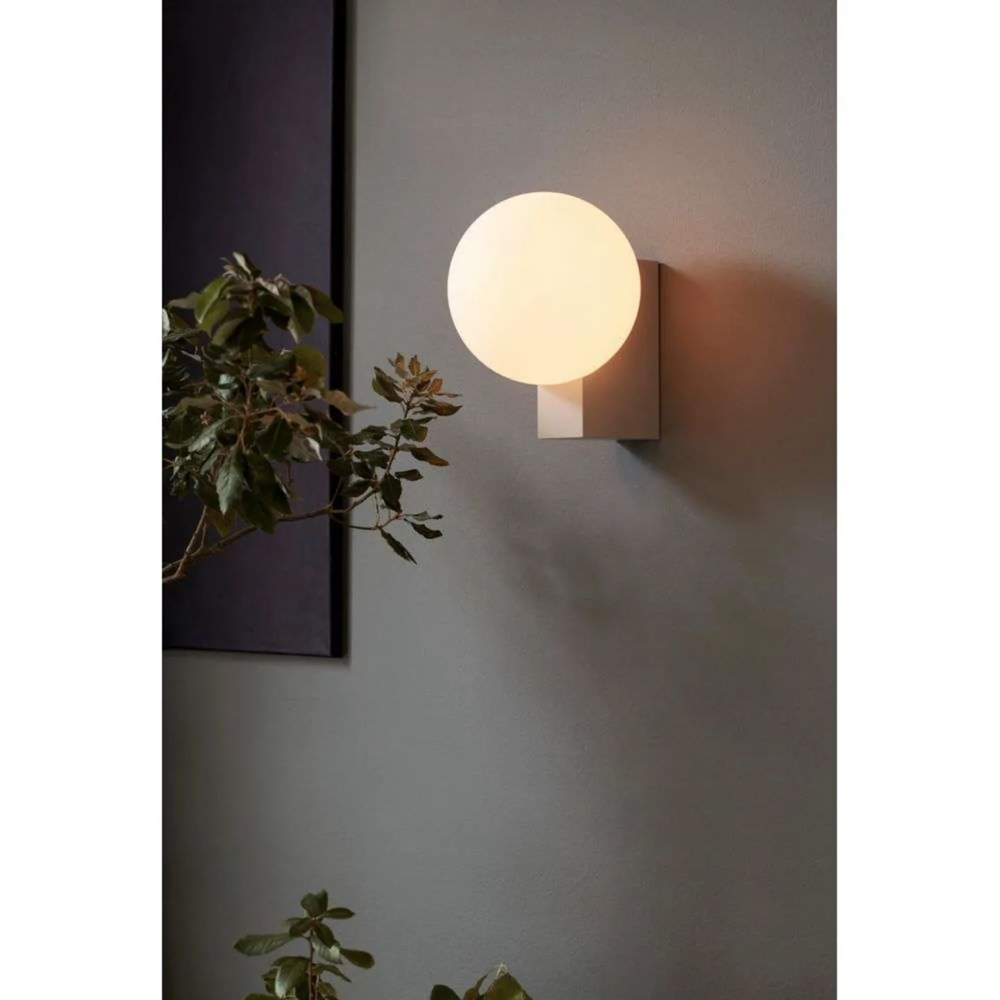 Journey SHY2 vegglampe silkegrå - &Tradition - Stue - Design - Glass - Med en lyskilde