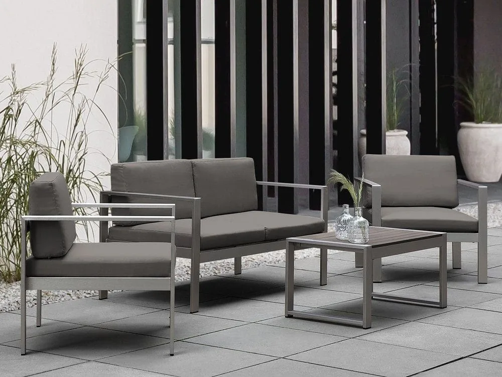 Tirrena Loungegrupp Utomhus 90 cm - Grå