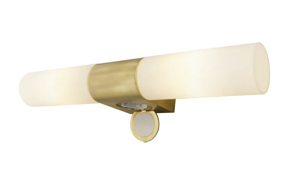 Aneta Lighting - Cosenza 44cm - Badrumslampa - Matt mässing