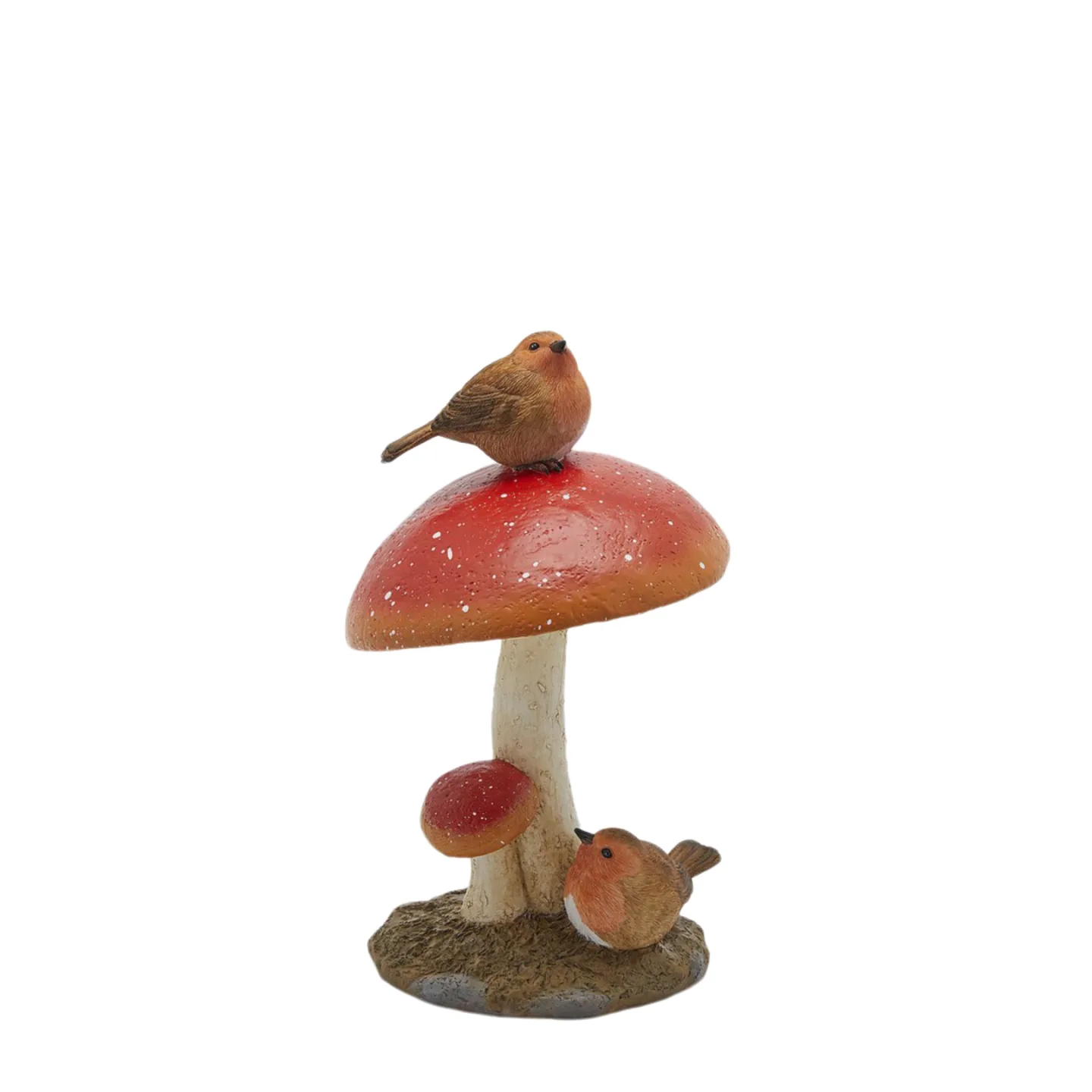 Edg Tier Rotkehlchen Auf Pilz H: 25 cm | Schubiger Möbel