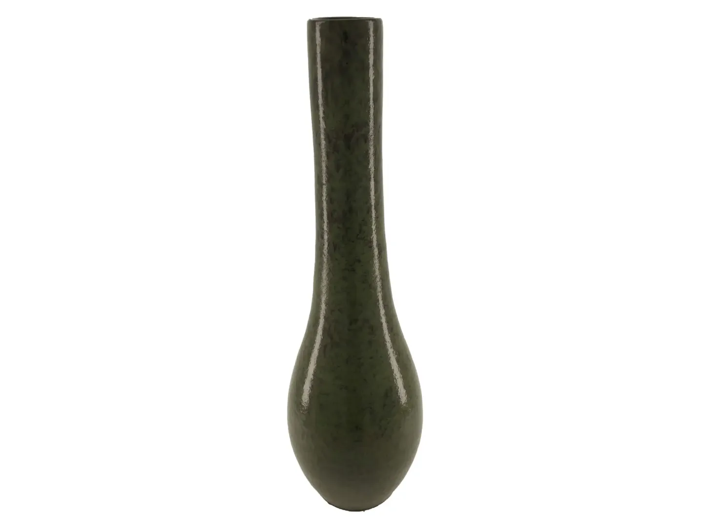 Decofinder Flasche Keramik Dunkelgrün H: 34 cm | Schubiger Möbel