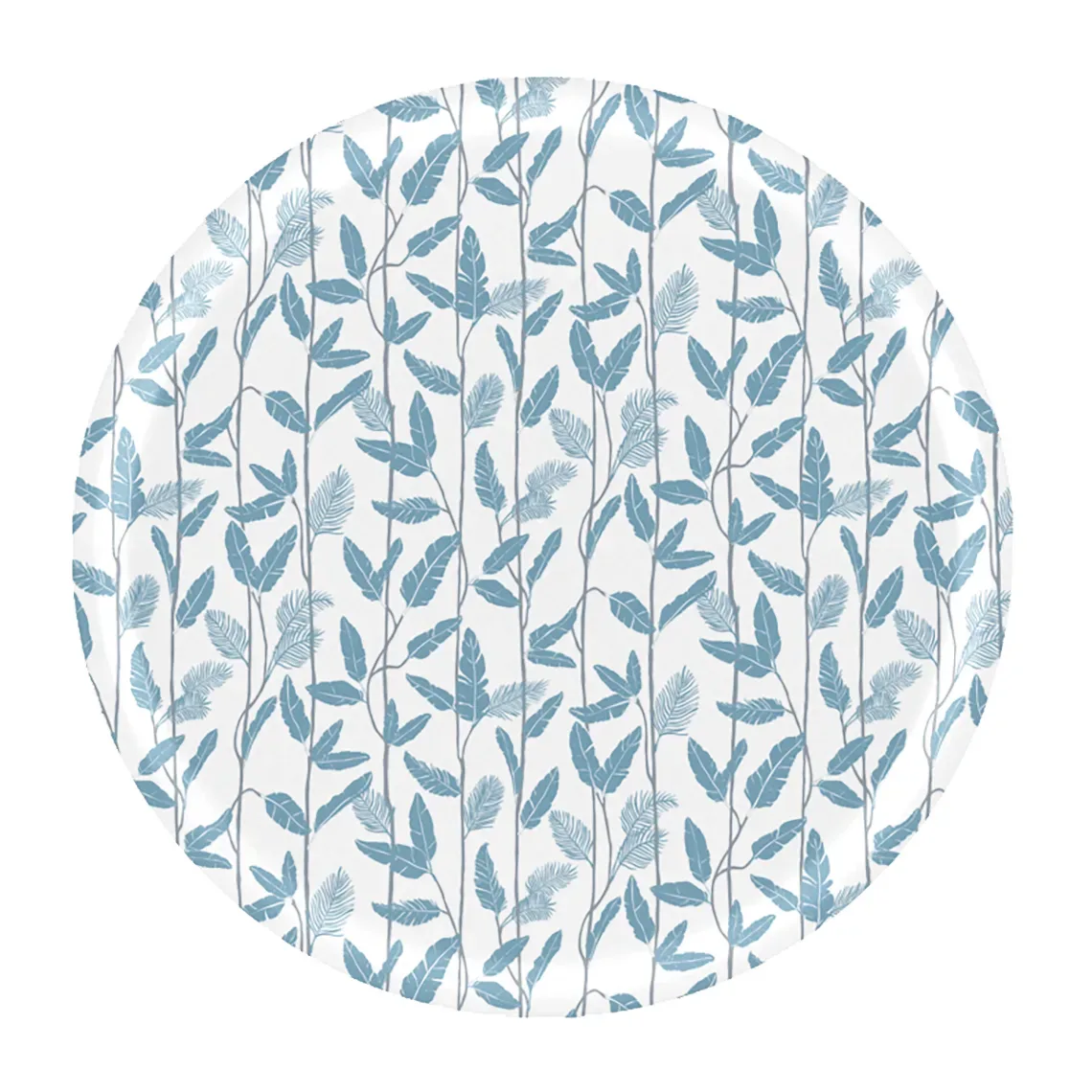 Åry Home Mougli Blue Tablett Ø38cm Blue-white
