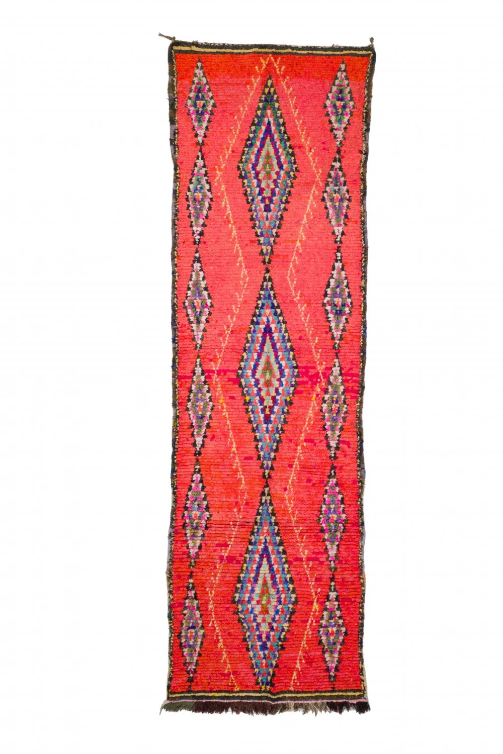 Marokkansk Boucherouite-teppe 360 x 170 cm (Størrelse: 360 x 170 cm)
