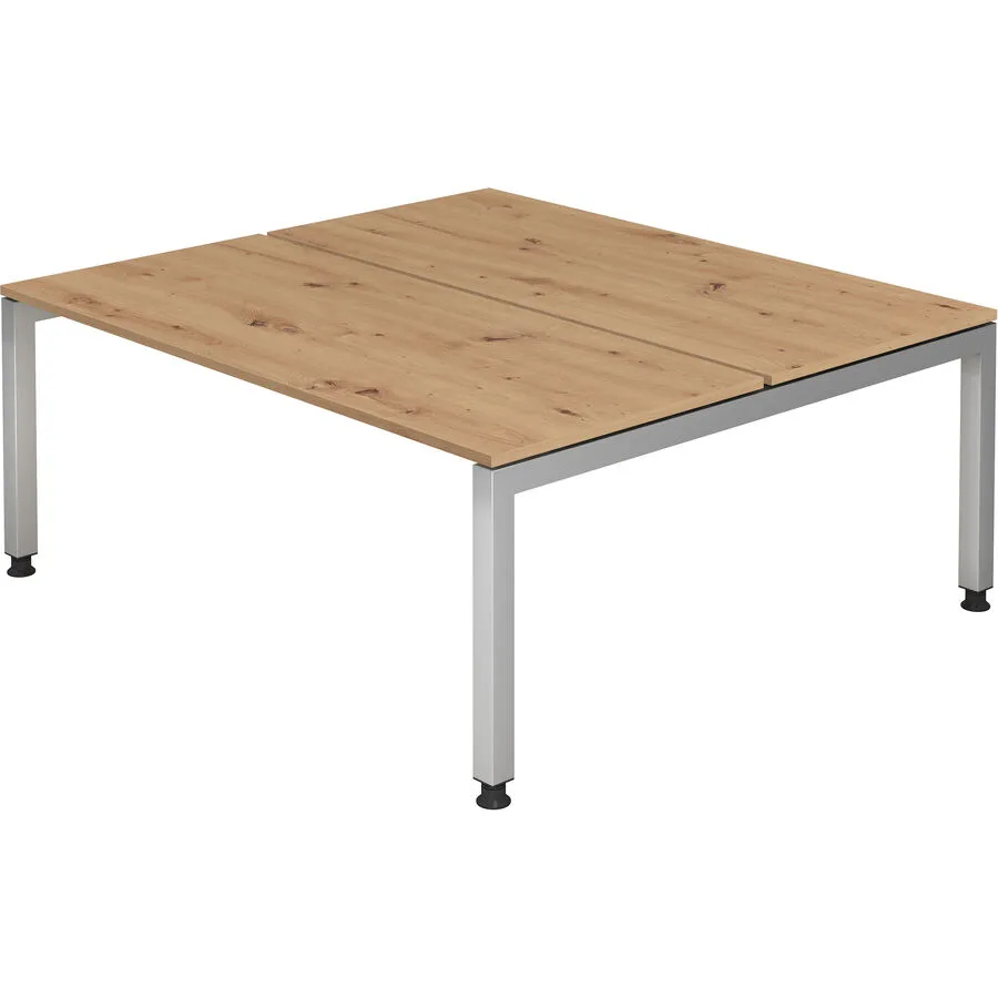 Schreibtisch Office Asteiche Holzwerkstoff B 180 cm T 162.5 cm