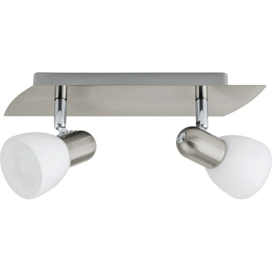 Eglo Spot Enea Grau Stahl 7 cm - Farbe: Nickel matt