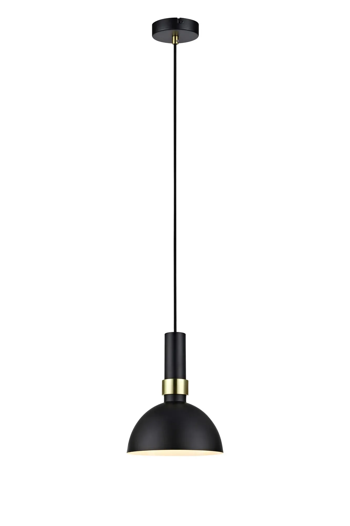 Larry Deckenlampe Schwarz/Messing