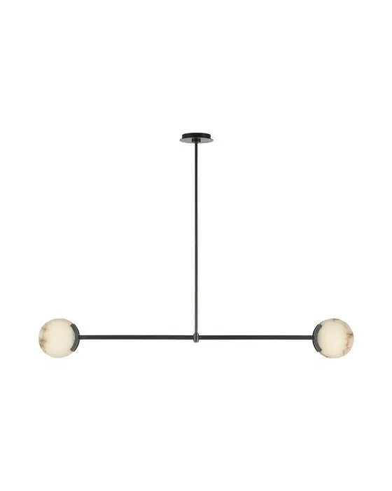 Melange 54" Linear Pendant Bronze