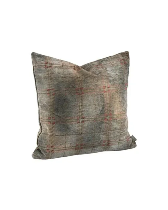 Merano Check Cushion Cover Bruciato