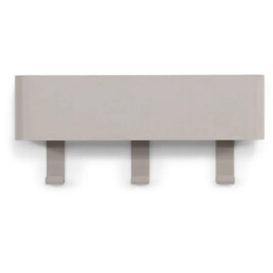 Spinder Design Garderobenleiste Hesta taupe Stahl H 12 cm