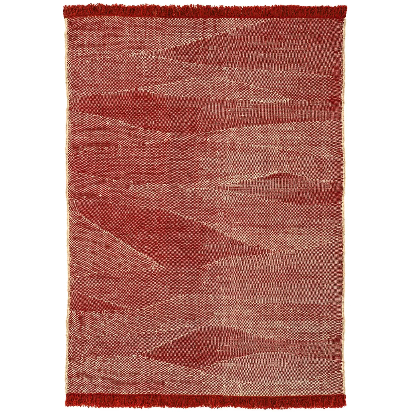 Nanimarquina - Telares wool rug Carmine 200 x 300 cm - Ullmattor - Nani Marquina - Röd - Ull