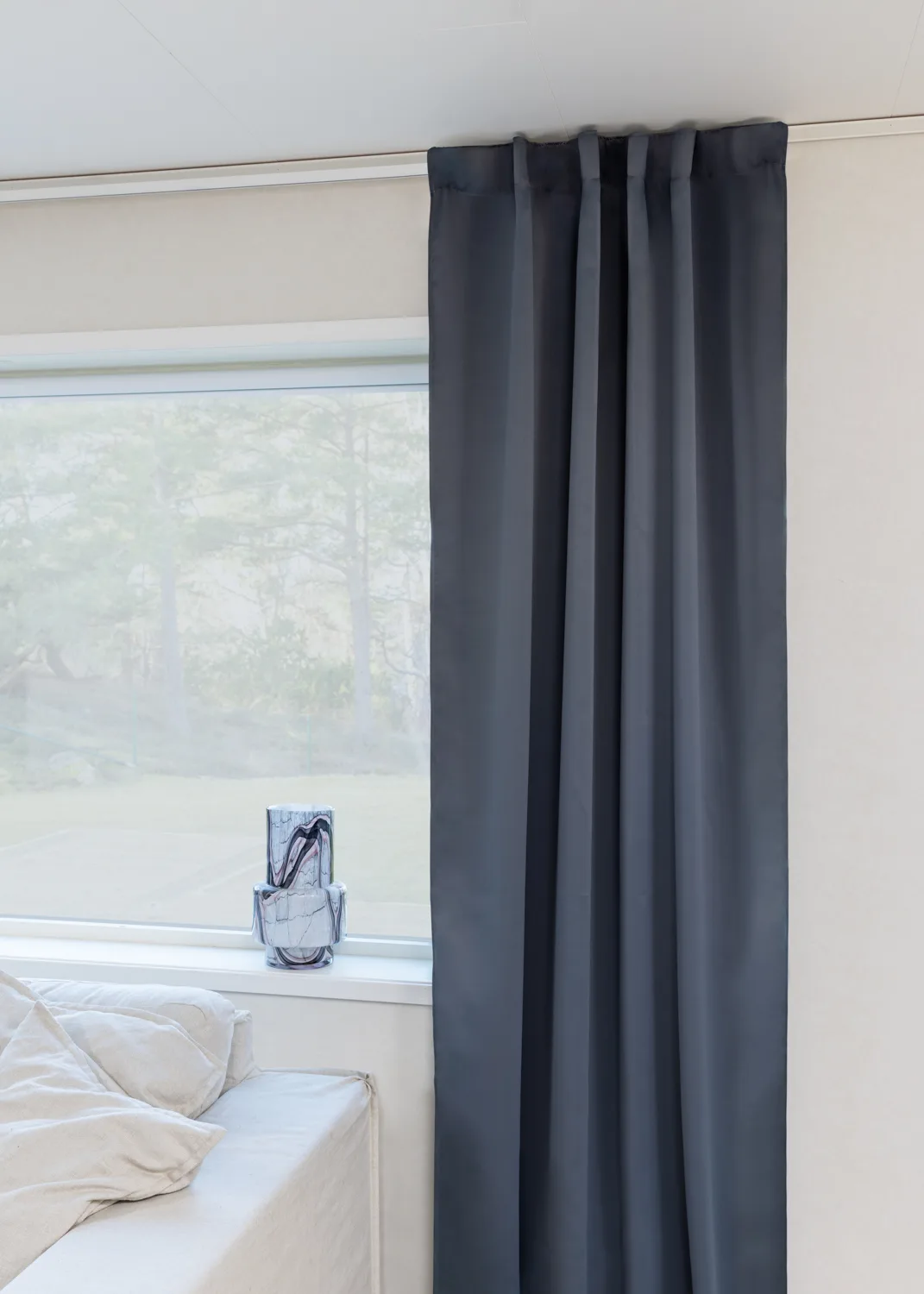 Gardiner - Mørkleggingsgardin Alina (blå/grå) (Størrelse: 130 x 250 cm)