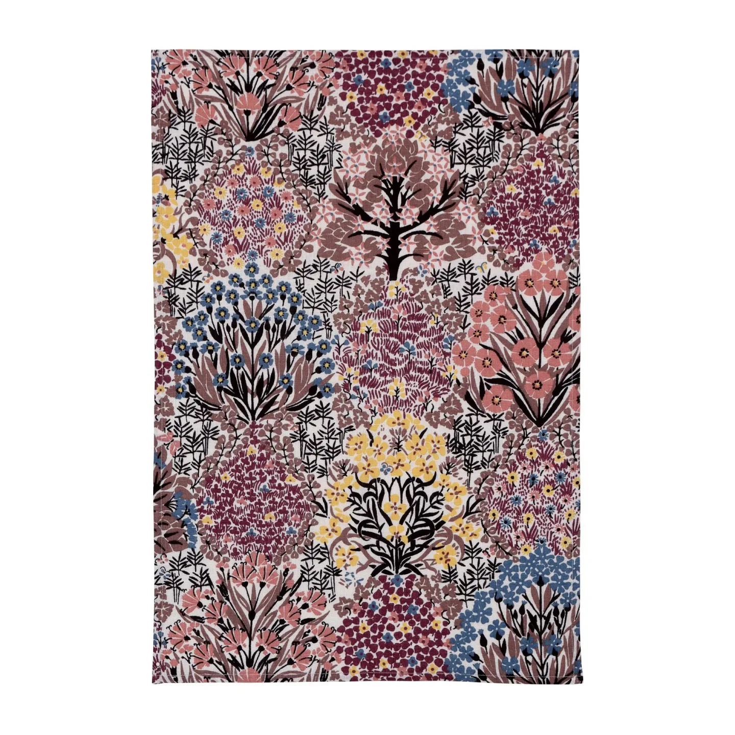 Almedahls Botanic Garden Geschirrtuch 40 x 70 cm Rosa-Braun