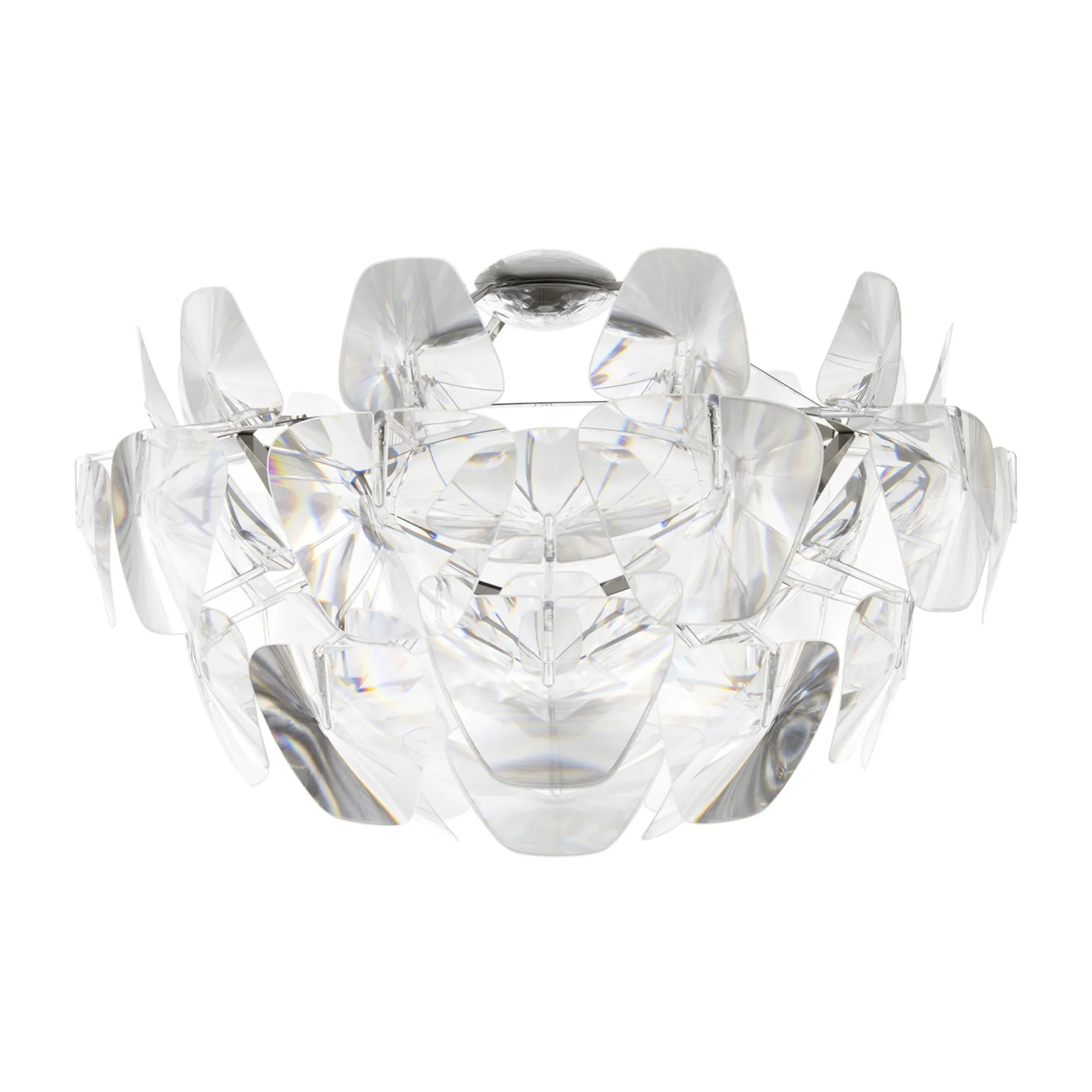 Luceplan - Hope Ceiling D66/30p 109 cm - Pendellampor - Francisco Gomez Paz,Paolo Rizzatto - Silver