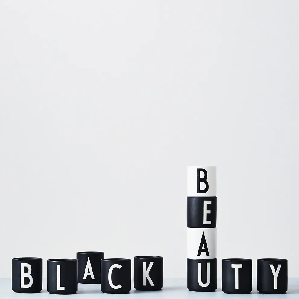 Design Letters Design Letters kopp svart P