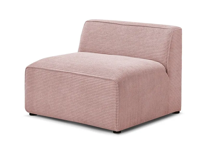 Modulare Sessel für Sofa BOBOCHIC MEGEVE Cord-Stoff rosa