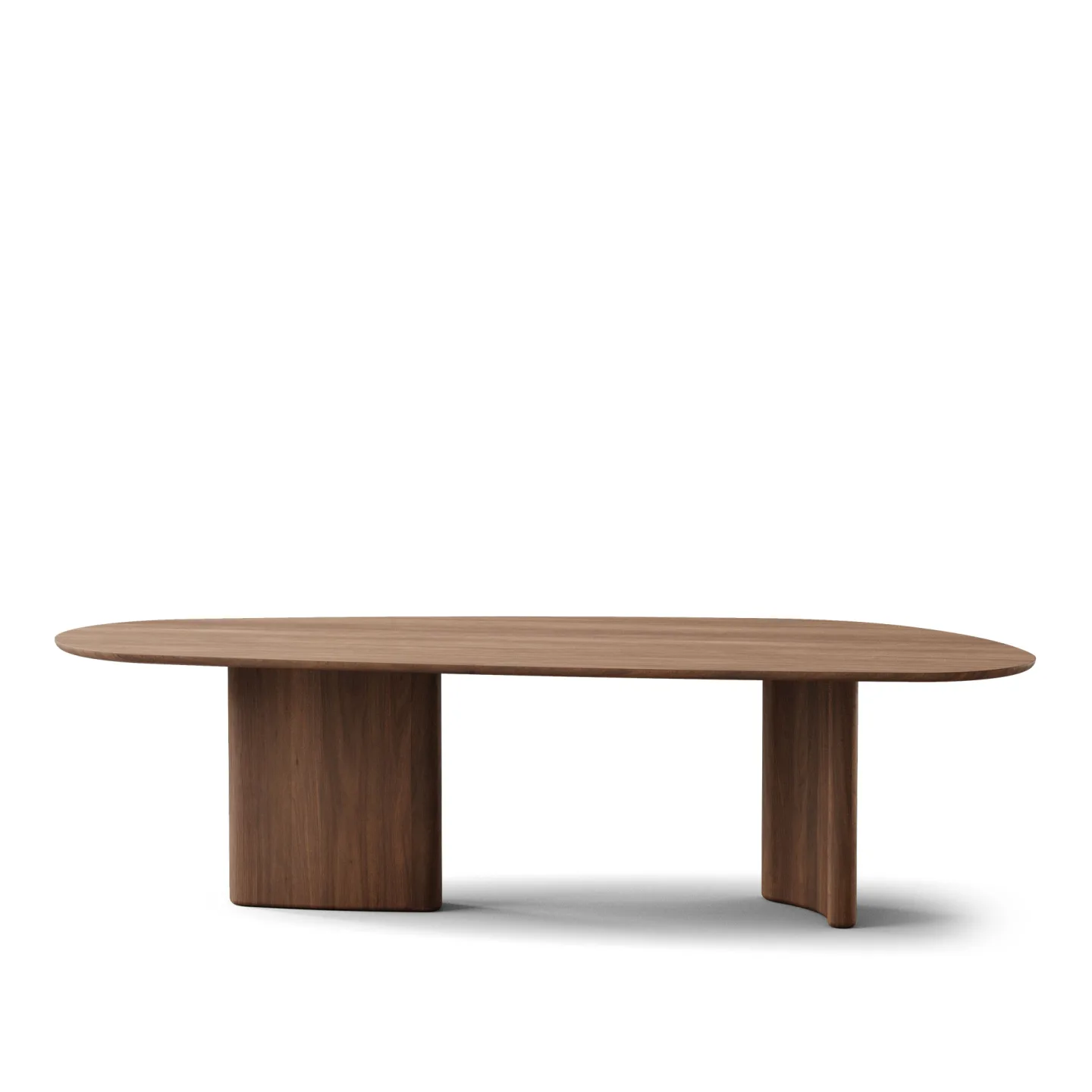 Dk3 - Tangent Table Rectangular L240 x W110 x H72 cm Max 2 extension leaves Walnut - oil - Matbord - Brun