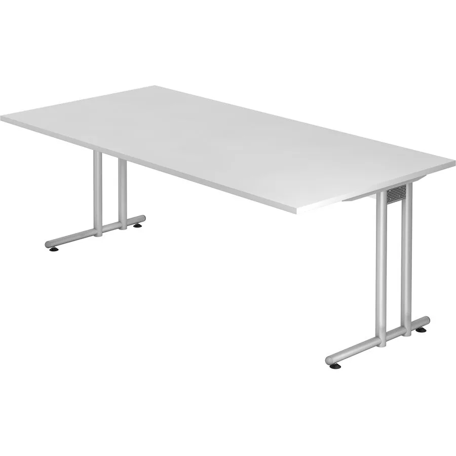 Schreibtisch Office weiss Holzwerkstoff B 200 T 100 cm