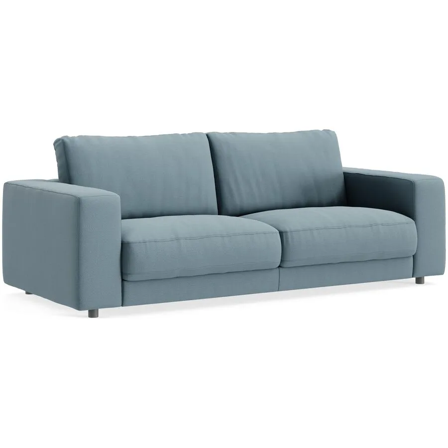 Sofa Ava Bezug: 100% Polyester petrol B 230 T 107 cm - Möbel Konfigurator: Traummöbel individuell zusammenstellen