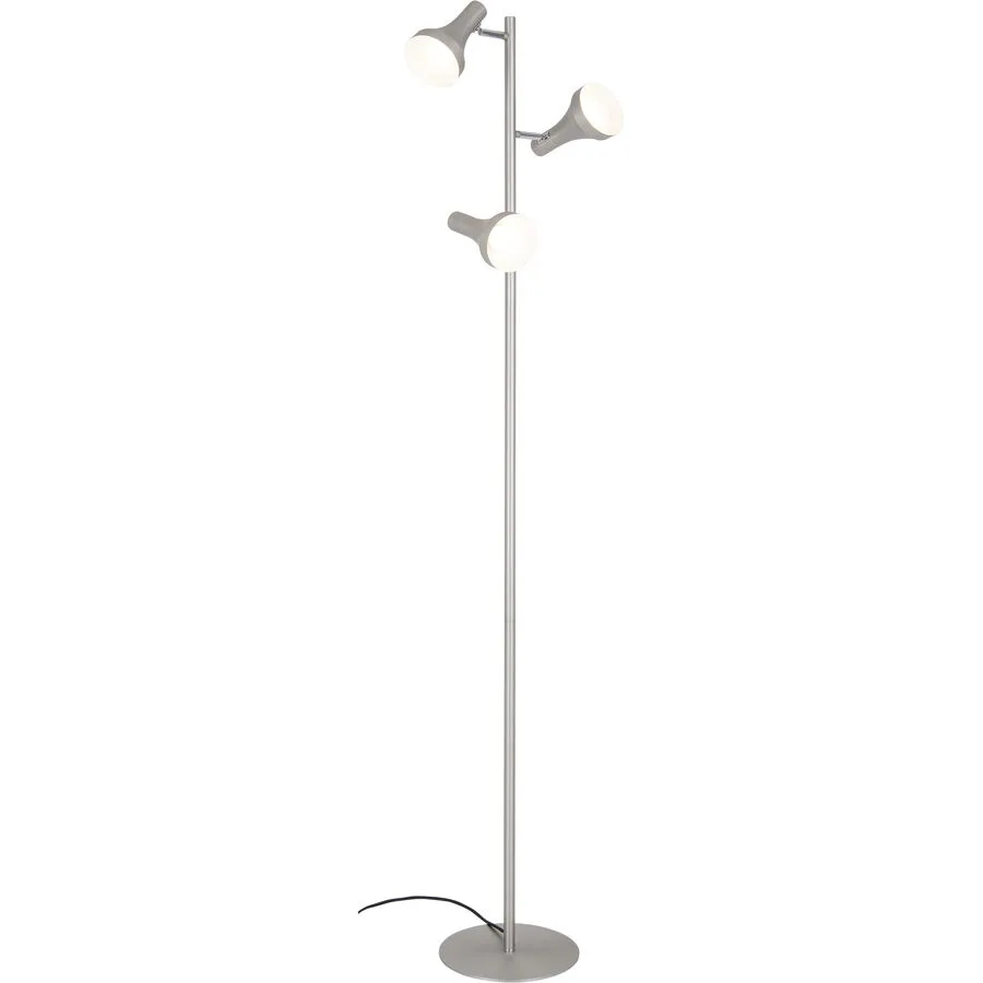 Stehlampe Dea Grau Metall 26 cm 160 cm