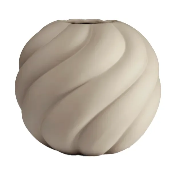Cooee Design Twist Ball Vase 12 cm Sand