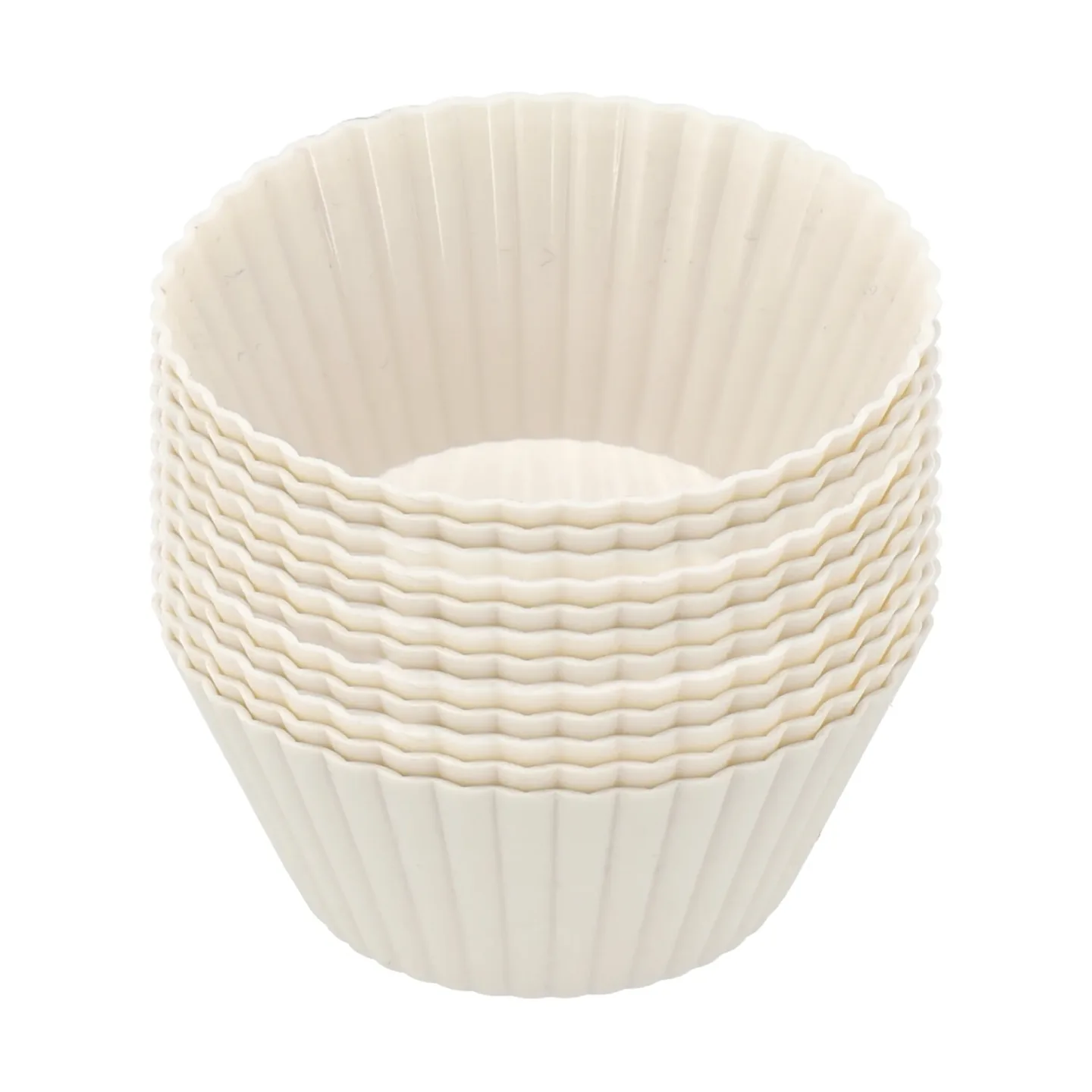 Nordwik Nordwik Muffinform aus Silikon 12er-Pack Creme