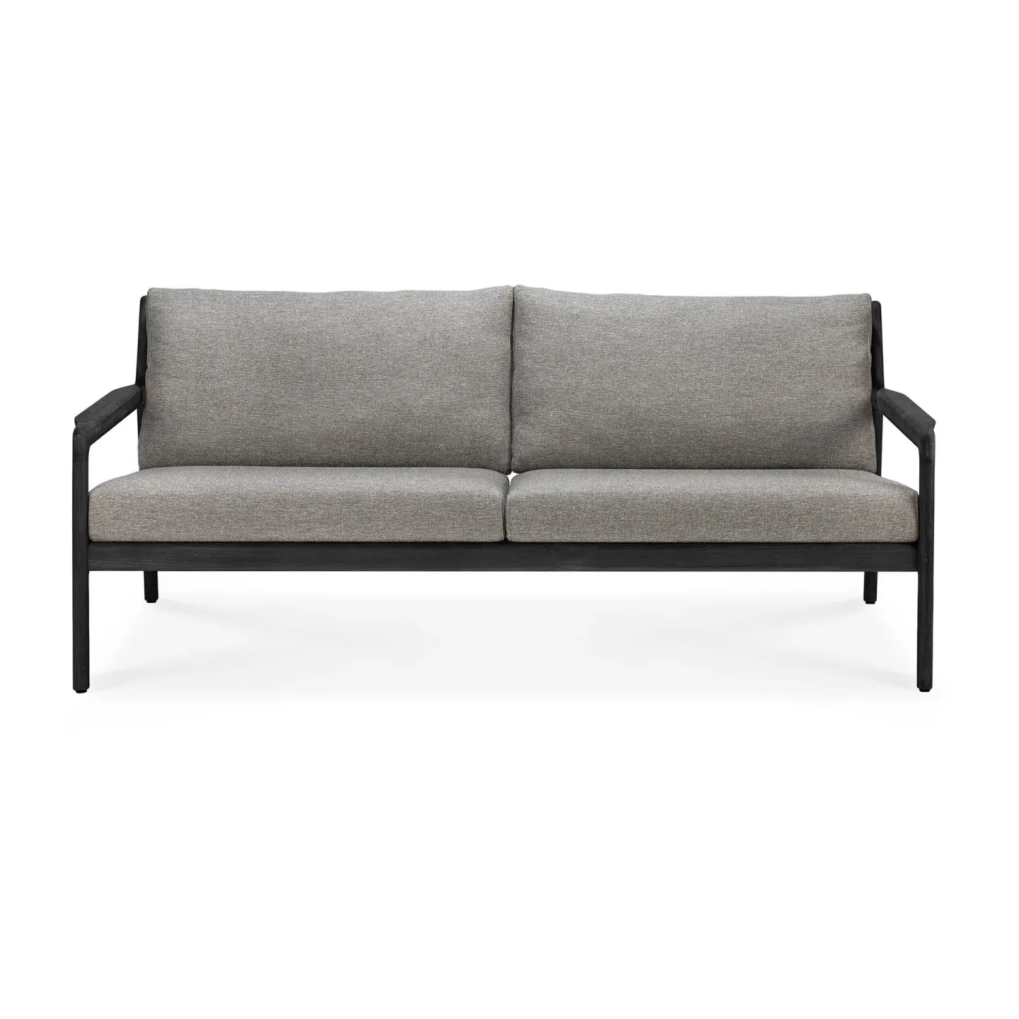 Ethnicraft Jack Outdoor Sofa 2-sitzig schwarzgebeizt teak Mocha