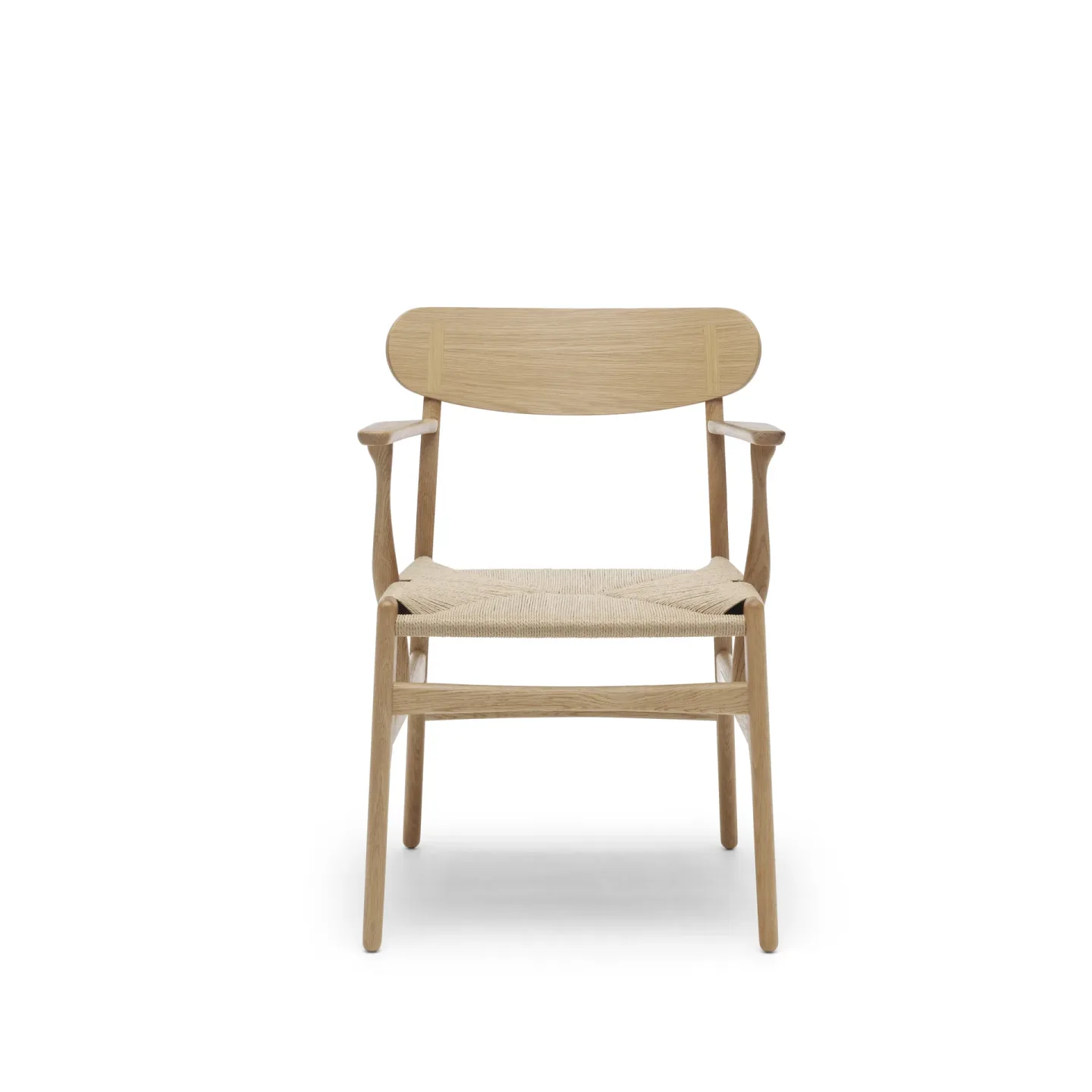 Carl Hansen & Søn CH26 karmstol Oljad ek-naturflätad
