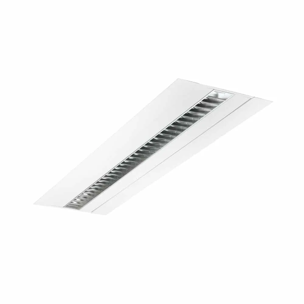 Sylvania Rana LED Recessed 1250 LO 4000K Louvre+Prismatic Dali Vit G2