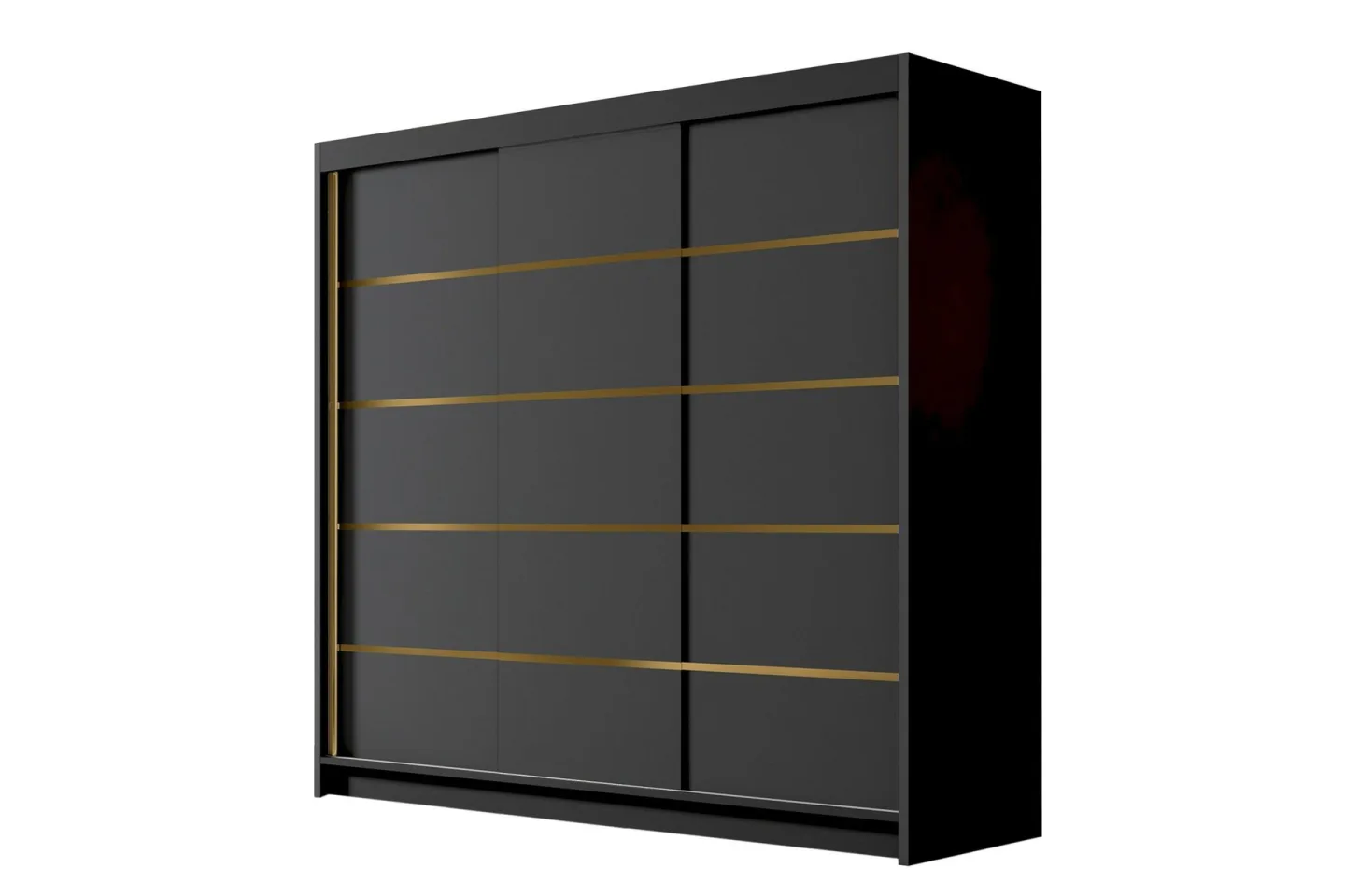 Dianna Garderob 200x215 cm - Svart