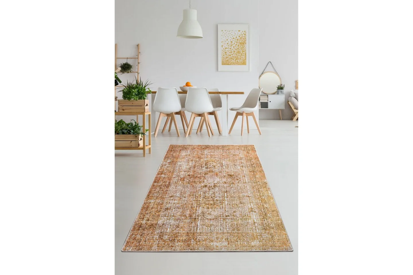 Hannabel Matta 140x190 cm - Senap/Sammet