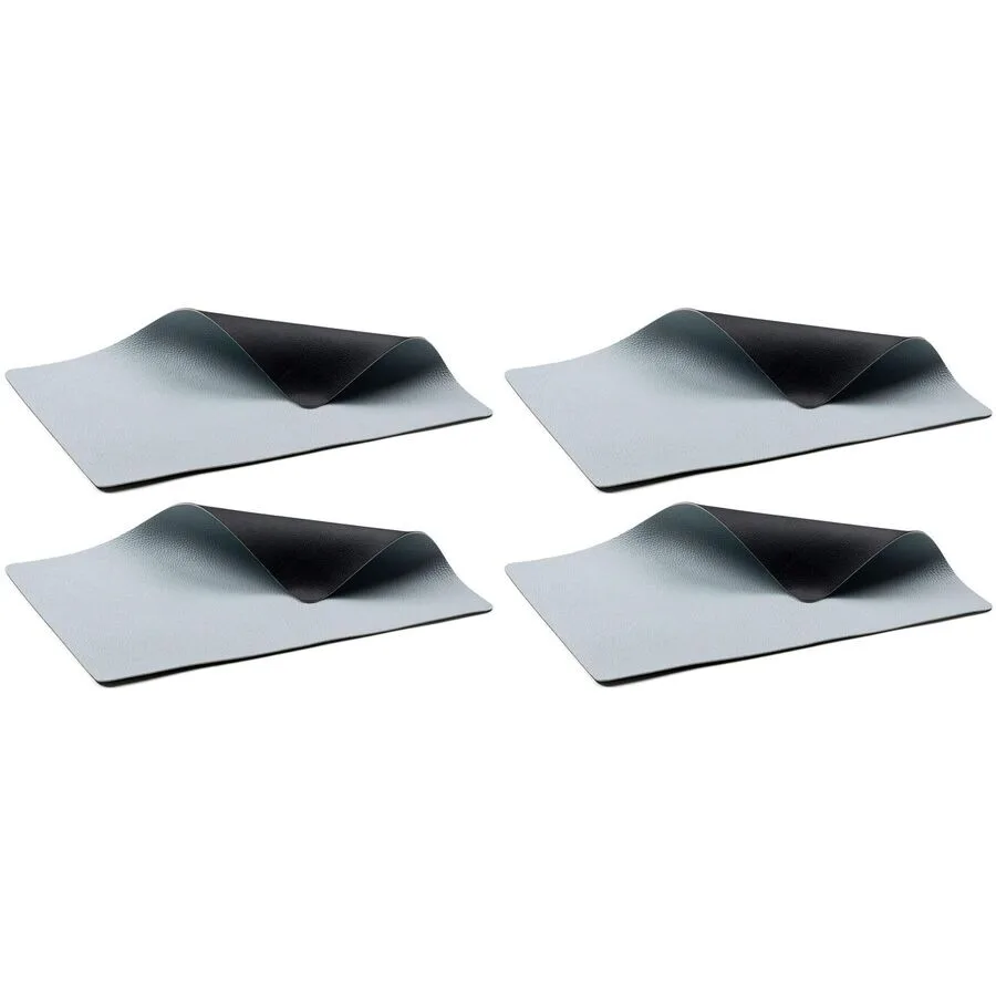 Tischset BITZ Schwarz/Hellblau Vinyl B 33 cm