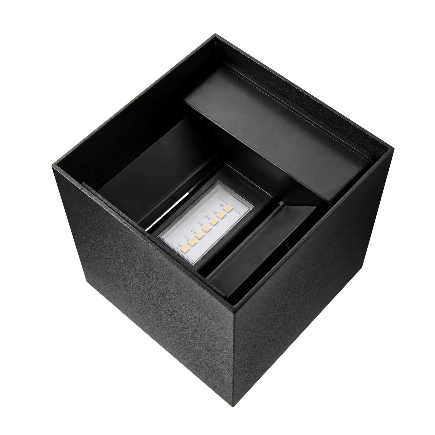 Milda Kubi Außenwandleuchte Black - Nordlux - Modern - Aluminium - Bündig