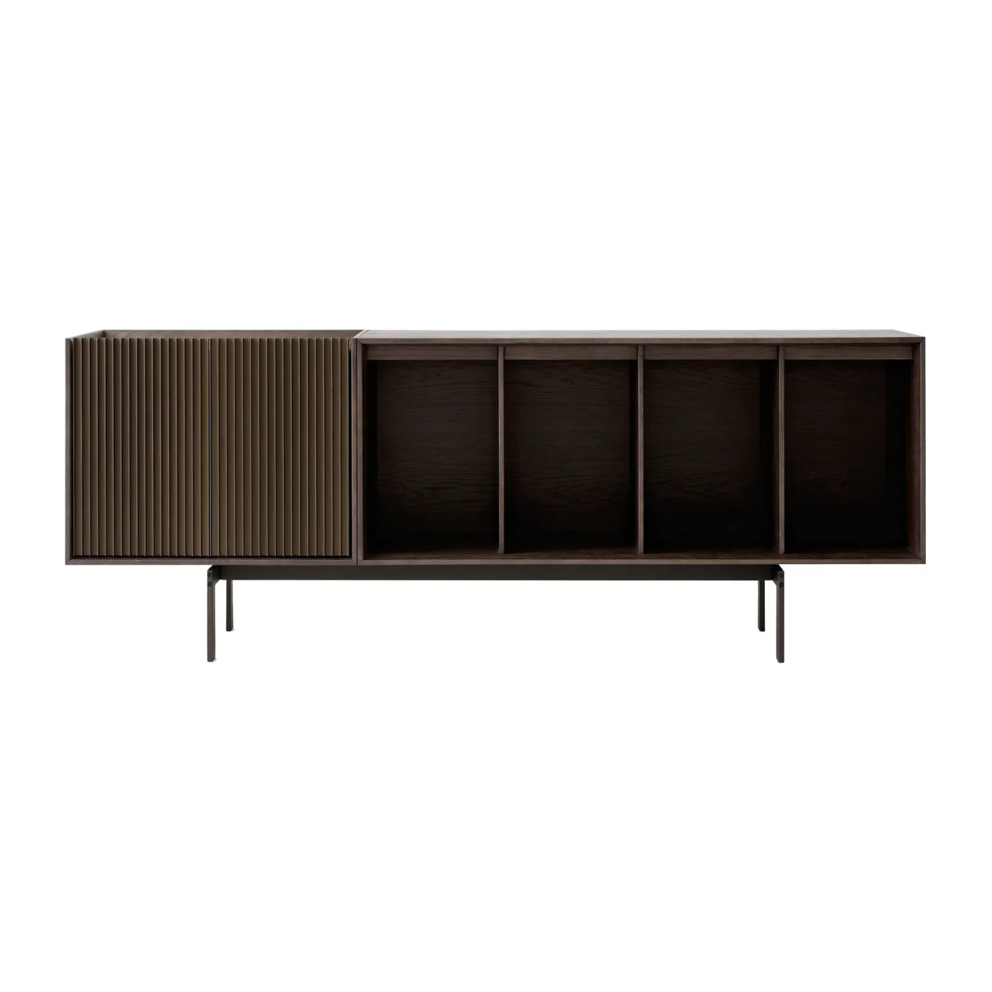 Vipp Vipp Cabinet Chimney sideboard 176,8x38x68 cm Dark oak