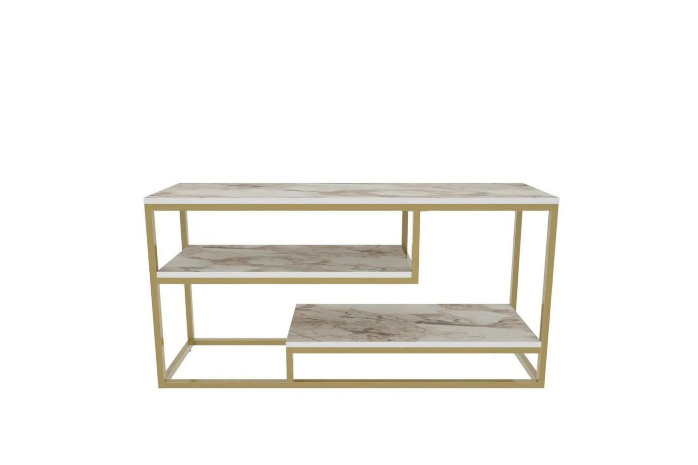 Lorin Tv-bänk 120 cm - Guld