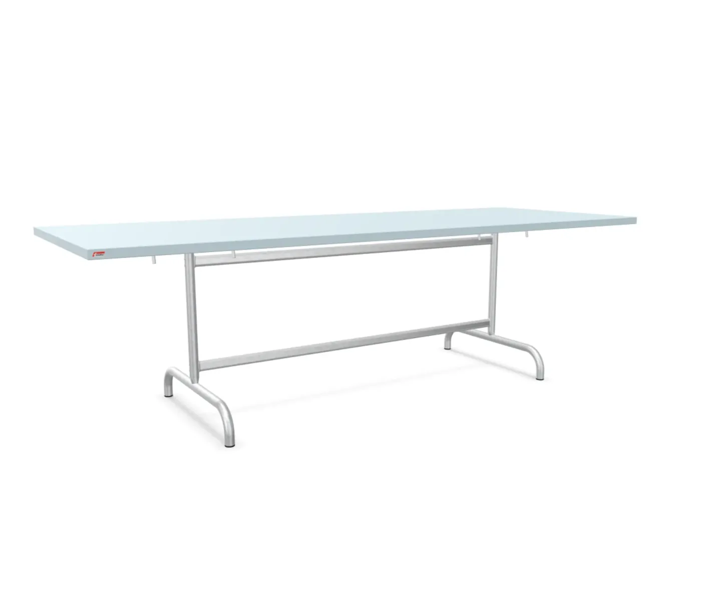 Schaffner Metall-Tisch Säntis Feuerverzinkt Blau | Schubiger Möbel