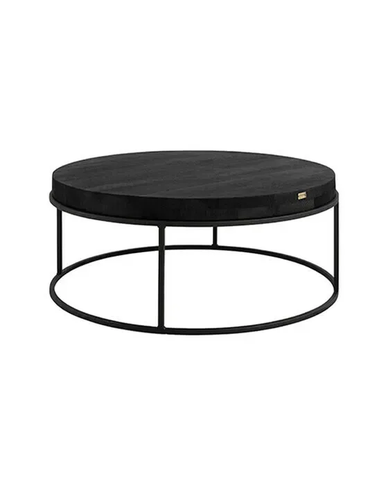 Carlisle sofabord sort Ø90cm