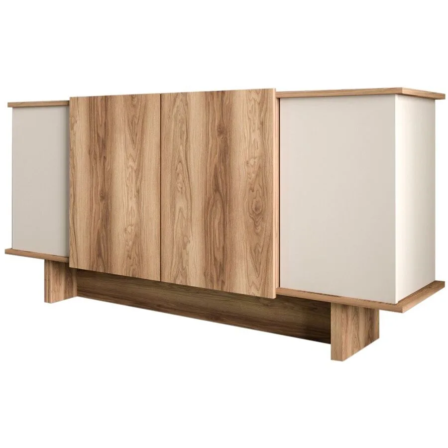 Konsole Yemek sand 100% melaminbeschichtete Spanplatte B 180 H 81 cm