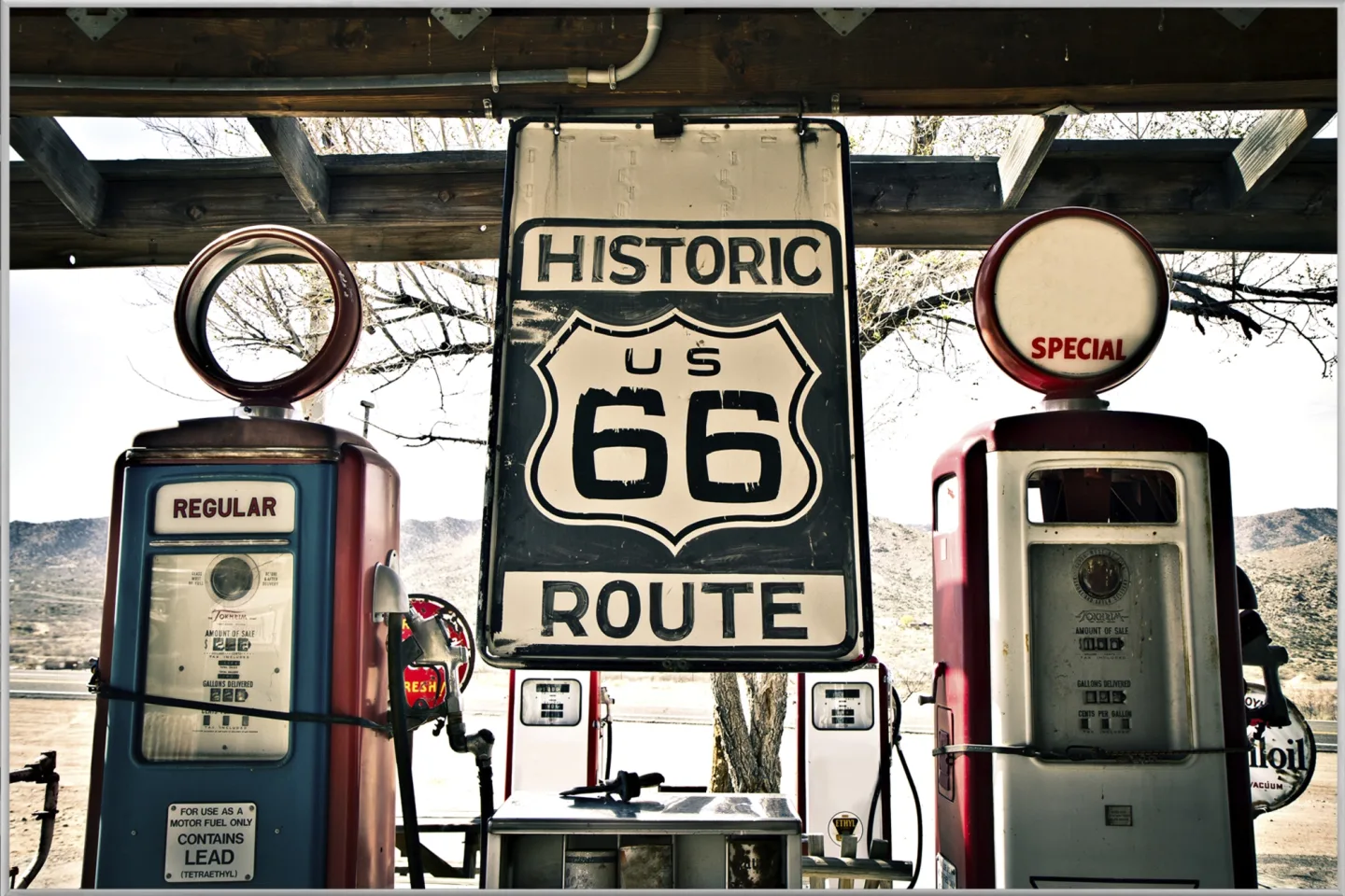 image LAND Bild mit Rahmen Route 66 | Schubiger Möbel