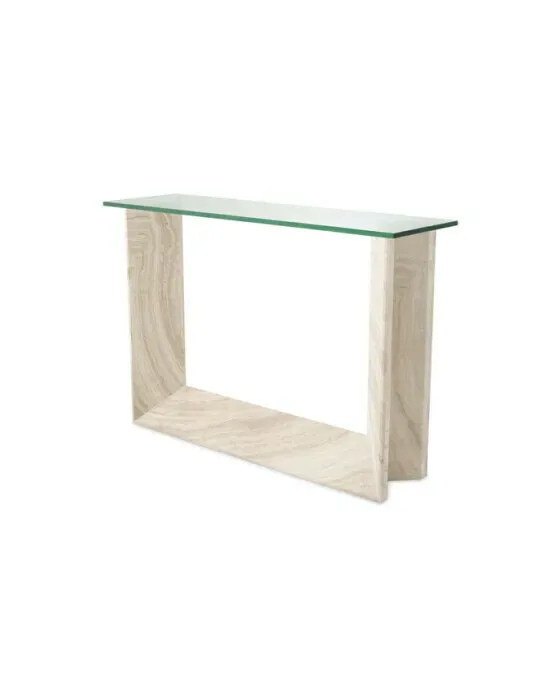 Fortuna Console Table Travertine