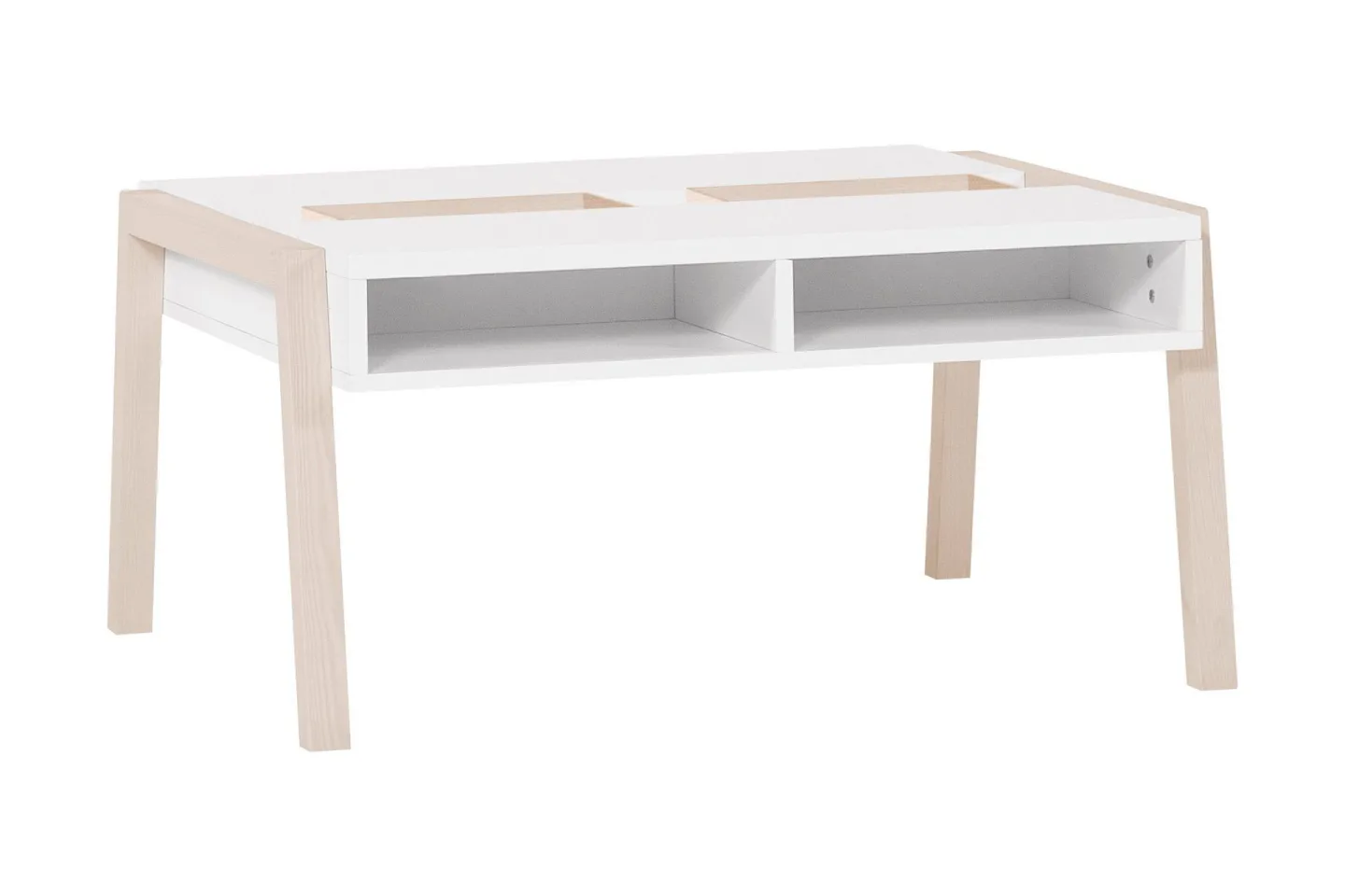 Spot Soffbord 87 cm med Förvaring Natur/Vit - VOX