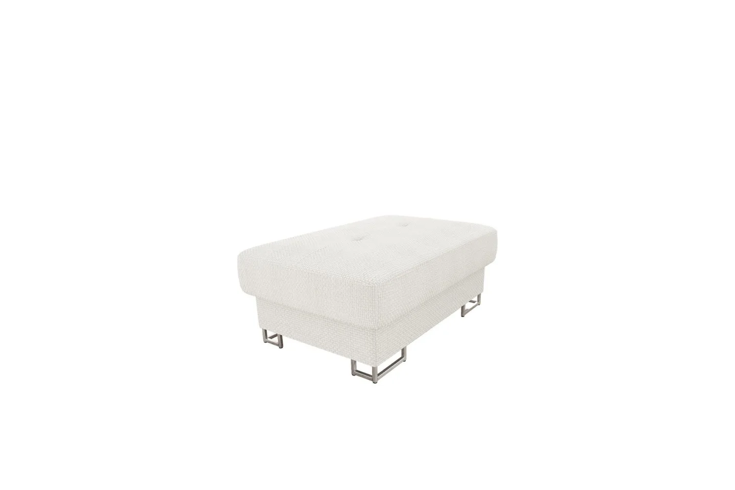Reginia Fotpall 104 cm - Vit