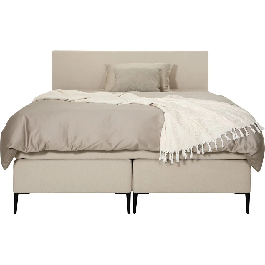 Boxspringbett President Beige Stoff 160 x 200 cm - Möbel Konfigurator: Traummöbel individuell zusammenstellen