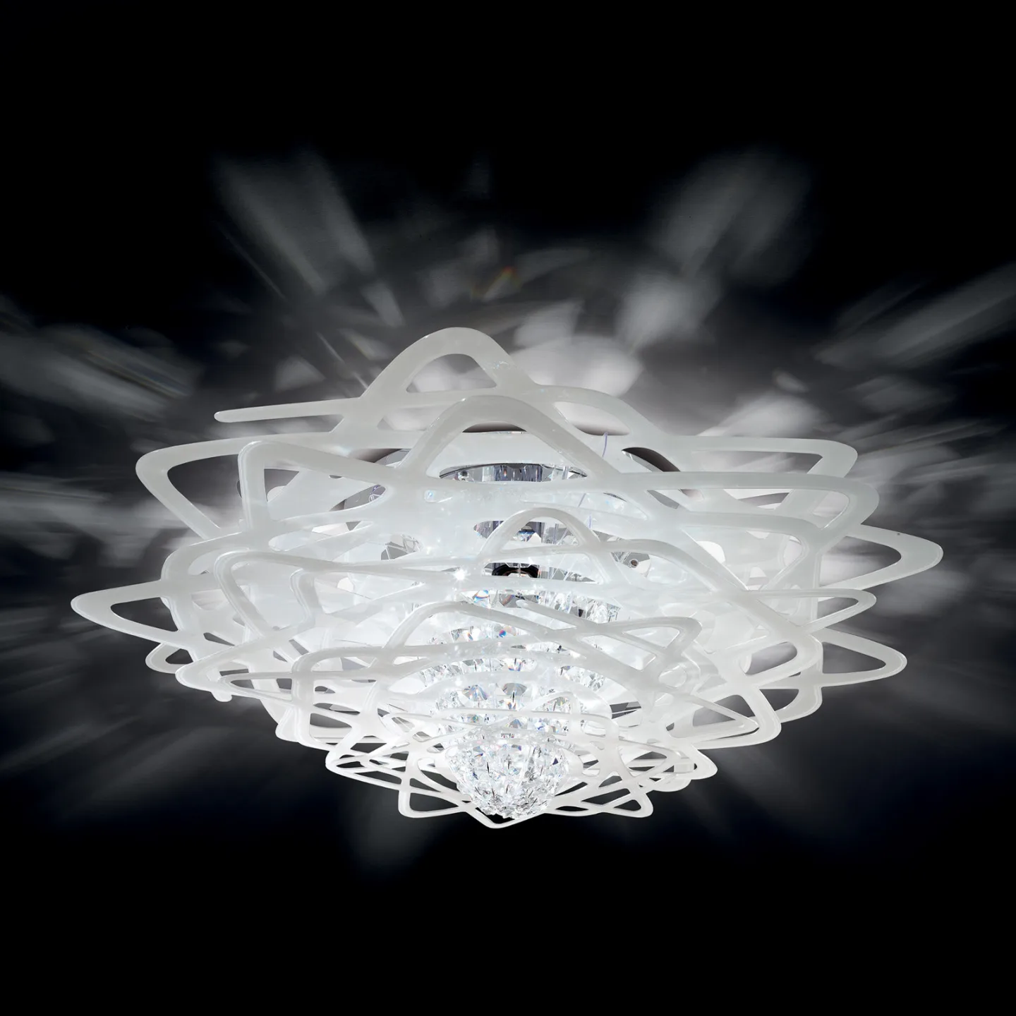 Aurora Deckenleuchte L Weiß - SLAMP - Wohnzimmer - Design - Kunststoff