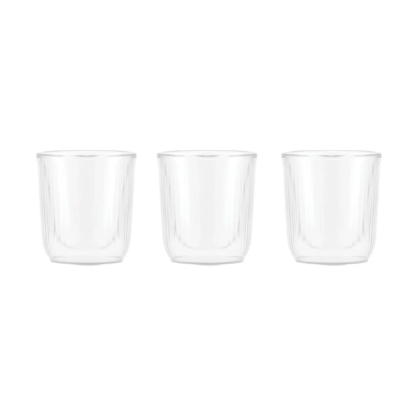 Bodum Douro doppelwandiges Sake-Glas 6 cl 3er-Pack Klar-bambu