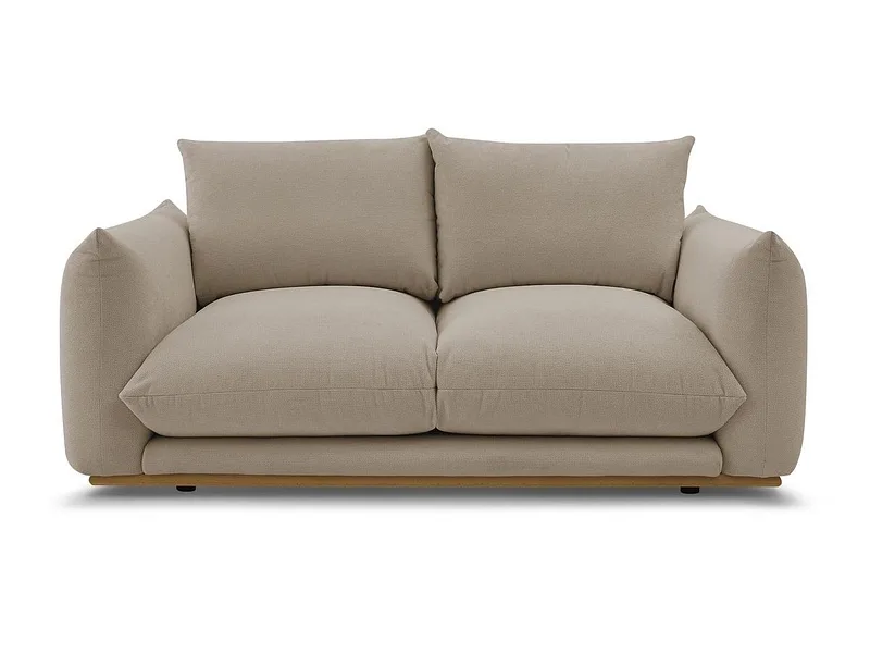 2er Sofa BOBOCHIC ERNEST Stoff taupe