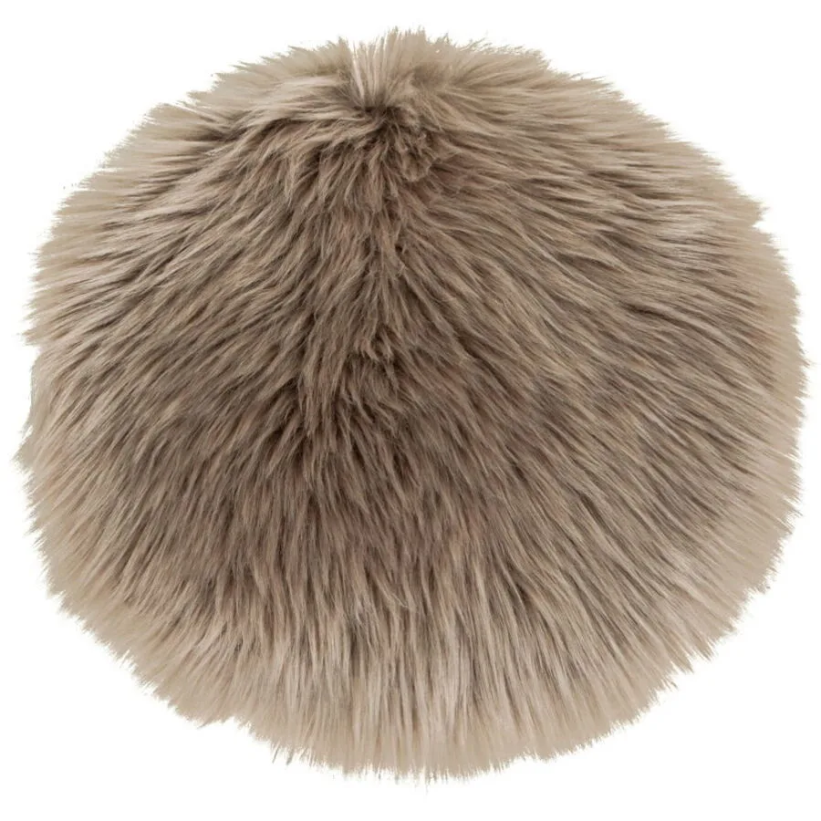 Sitzkissen Qirena hellbraun Polyester B 35 T 35 cm